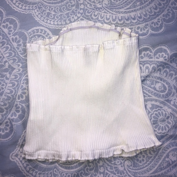 🦋3 FOR 30🦋 WHITE TUPE TOO WITH ELASTIC - Picture 2 of 2